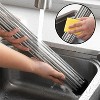BRINJOY Roll Up Dish Drying Mat Over The Sink, 20.5"" x 16.1"" Foldable Multipurpose Sink Dish Drying Rack - 3 of 4