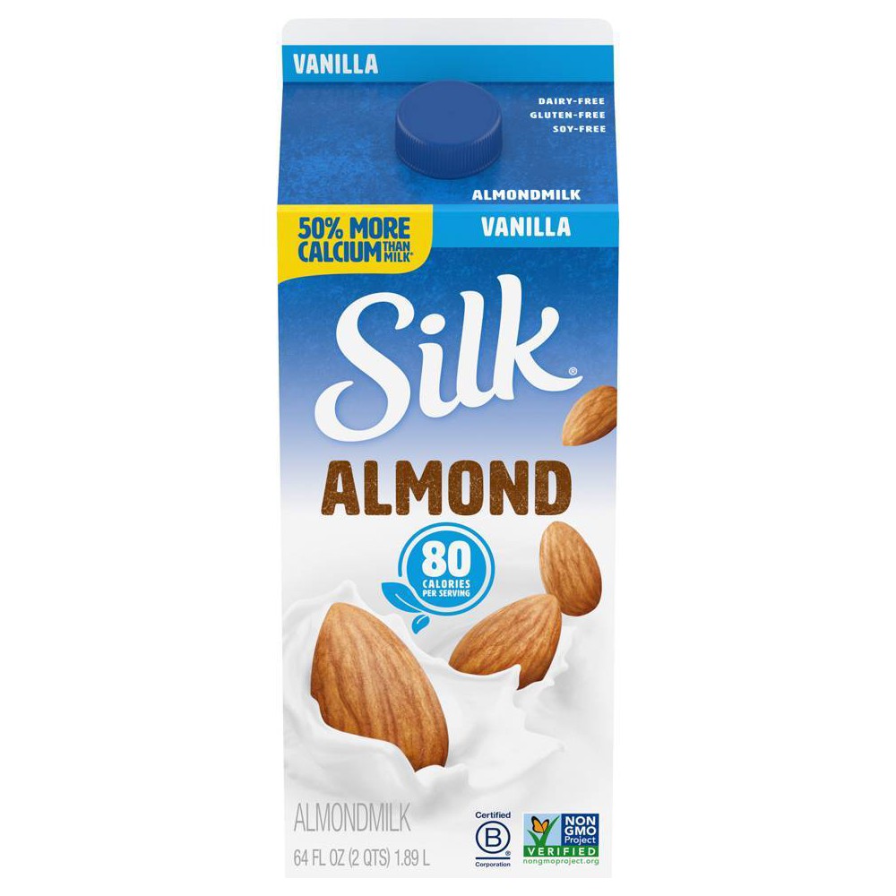 UPC 025293000995 product image for Silk Almond Vanilla Almond Milk - 0.5gal | upcitemdb.com