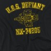 Women's Star Trek Defiant Athletic Loose T-Shirt Black - 2 of 4
