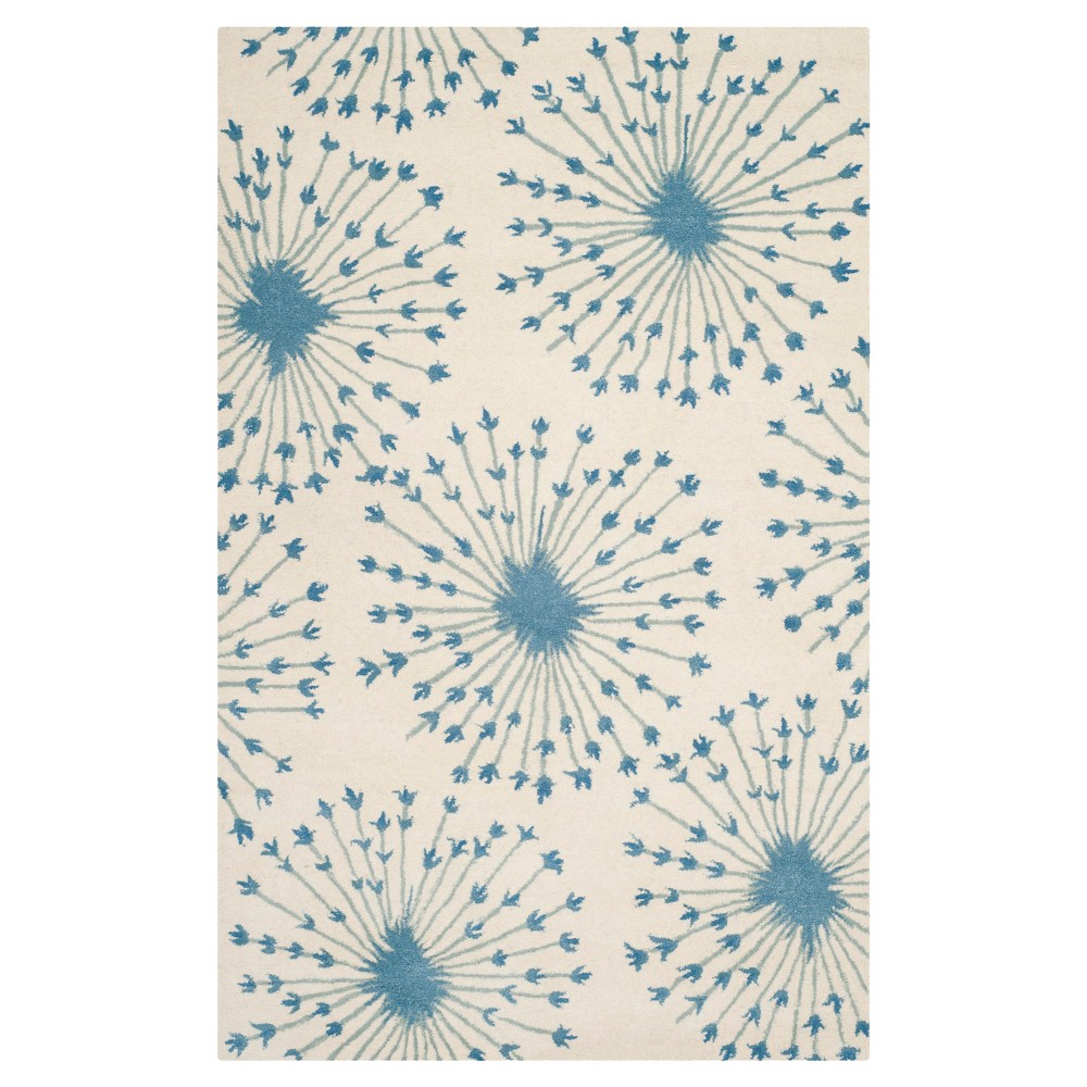 Addney Area Rug - Beige/Blue (4'x6') - Safavieh