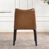 KINWELL Top-Grain Genuine Leather Modern Upholstered Dining Chair - 4 of 4
