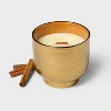 Wooden Wick Ceramic Jar Candle 8oz - Threshold™ - 3 of 4