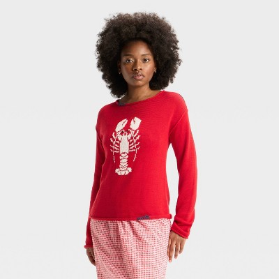 Women's Wide Crewneck Americana Pullover Sweater - Wild Fable™