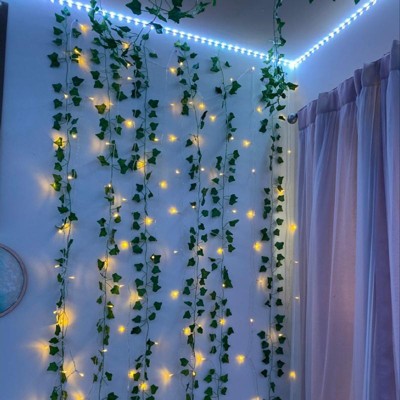 100ltr Led Plug-in Curtain String Lights With Clips - Room Essentials ...