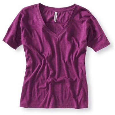 Aeropostale Womens Short Sleeve Graphic T-Shirt, Purple, Medium