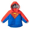DC Comics Justice League Batman Zip Up Puffer Jacket Little Kid to Big Kid - 2 of 4