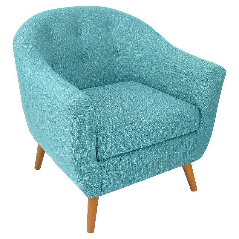 LumiSource Rockwell Accent Chair - Teal, 6 of 11