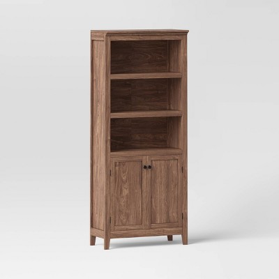 72" Carson 5 Shelf Bookcase with Doors - Threshold™