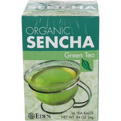 Eden Foods Green Tea Organic Sencha - Case of 12 - 16 bags