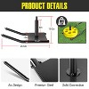 PLAYAPUTWeight Sled, Workout Sled, Adjustable Shoulder Straps Weight Sleds for Training , Black - 4 of 4