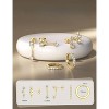 3-Pair Sterling Silver Earring Set - Hypoallergenic Stud/Hoop/Cartilage, for Sensitive Ears - 4 of 4