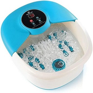 Foot Spa Massager with Heat, 14 Rollers in Foot Shape - 5 in 1 Foot Bath Massager for Tired Feet & Stress Relief - MedicalKingUsa - 1 of 4