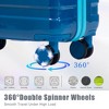 Mlmh & Kngwa 3 pcs Spinner Wheel Luggage With Gradient Color - 3 of 4