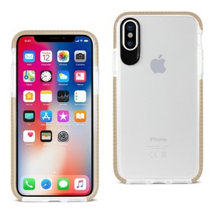 Reiko iPhone X/iPhone XS Soft Transparent TPU Case in Clear Gold - 1 of 4