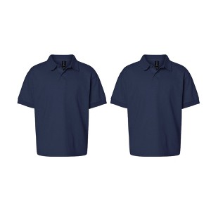EG PRO Boys Girls School Uniform Polo Shirts Back to School - 2 Pack - 1 of 4