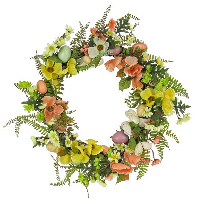 National Tree Company 22 in. Artificial Wheat and Straw Flowers