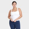 Women's Everyday Soft Square Neck Support Tank Top - All In Motion™ - 3 of 4