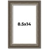 PosterPalooza | Photo Size Weathered Black Picture Frame - UV Acrylic, Foam Board Backing, Hanging Hardware - 2 of 4