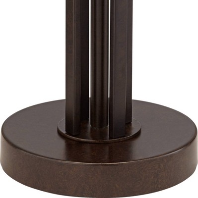 Andes 27.5" Bronze Double Shade Industrial Table Lamps Set of 2