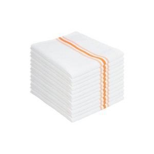 Arkwright Bistro Napkins (12 Pack), Spun Polyester, 18x22 in., Striped Color Options - 1 of 4