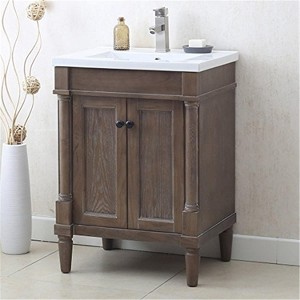 HomeStock 24" Weathered Sink Vanity without Faucet - 1 of 4