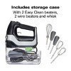 Hamilton Beach 7 Speed Dig Hand Mix with Easy Beaters 62663: Black Plastic Handheld Mixer, 150W, Dishwasher-Safe Parts - 3 of 4