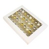 Craftoutlet.Com 0.5 Inch Tiny Glass Ball Ornament Set Christmas Tree Ornament Sets - 3 of 3
