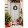 Perfect Holiday 24" Carolina Spruce Wreath with Pine Cones & Red Berry Clusters - 2 of 2