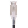 Monoprice Cat6A Ethernet Patch Cable - 1 Feet - Black | Snagless, Double Shielded, Component Level, CM, 30AWG - SlimRun Series - image 4 of 4