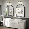 Apmir Arched High-Strength Tempered Glass and Aluminum Alloy Framed French Cleat Mounted Wall Decor Bathroom Vanity Mirror with 5-Year Warranty - 2 of 4