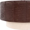 Mark & Day Alland 11"H x 22"W x 22"D Global Rust Ceiling Lights - 2 of 4