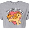 Women's - My Little Pony - Retro Heart Logo Cropped Graphic T-Shirt - 2 of 4