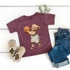 The Juniper Shop Watercolor Basketball Bear Toddler Short Sleeve Tee - 3 of 4