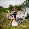 Costway 18.5'' Smokeless Fire Pit 304 Stainless Steel Stove Bonfire with Waterproof Cover - 3 of 4