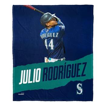 50"x60" MLB Seattle Mariners 23 Julio Rodriguez Silk Touch Throw Blanket
