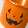 Orange Pumpkin Stackable Halloween Trick or Treat Pail - Hyde and EEK! Boutique™: Jack-o'-Lantern Design, No Assembly Required - 4 of 4