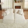 Bedroom Comfort: Fluffy, Assembled Loveseat - 3 of 4