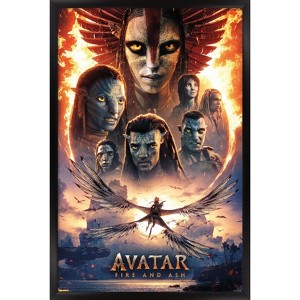 Trends International Avatar: Fire and Ash (2025) - One Sheet Framed Wall Poster Prints - 1 of 4