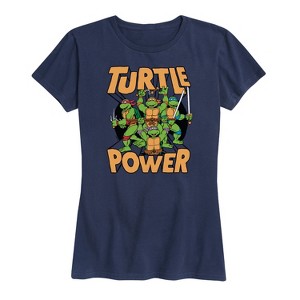 Women's - Teenage Mutant Ninja Turtles - Turtle Power Short Sleeve Graphic T-Shirt - 1 of 4