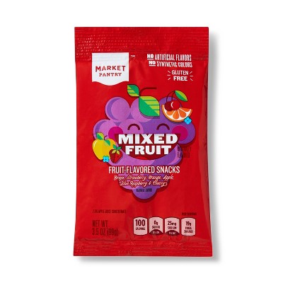 Mixed Fruit-Flavored Snack 3.5oz - Market Pantry™