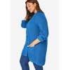 Woman Within Plus Size Button-Front Shaker Cardigan - 4 of 4