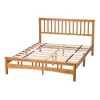 Queen Size Wooden Platform Bed with Headboard - 4 of 4