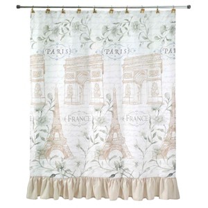 Avanti Paris Botanique Shower Curtain - 1 of 3