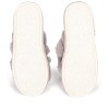 Memoi Women's Double Cross Plush Slippers - 2 of 4