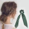 Unique Bargains Stylish Dots Ribbon Hair Elastics 1 Pc - 2 of 4