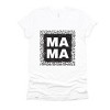 Simply Sage Market Leopard Mama Square Short Sleeve Tee - L - White - 2 of 4