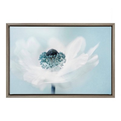 23" x 16" Candy floss Framed Canvas Wall Art - Amanti Art