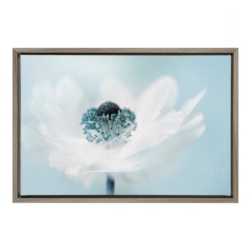 Amanti Art 23" x 16" Candy floss Framed Canvas Wall Art: Jacky Parker Floral Print, Modern Home Decor, Polystyrene Frame - image 1 of 4