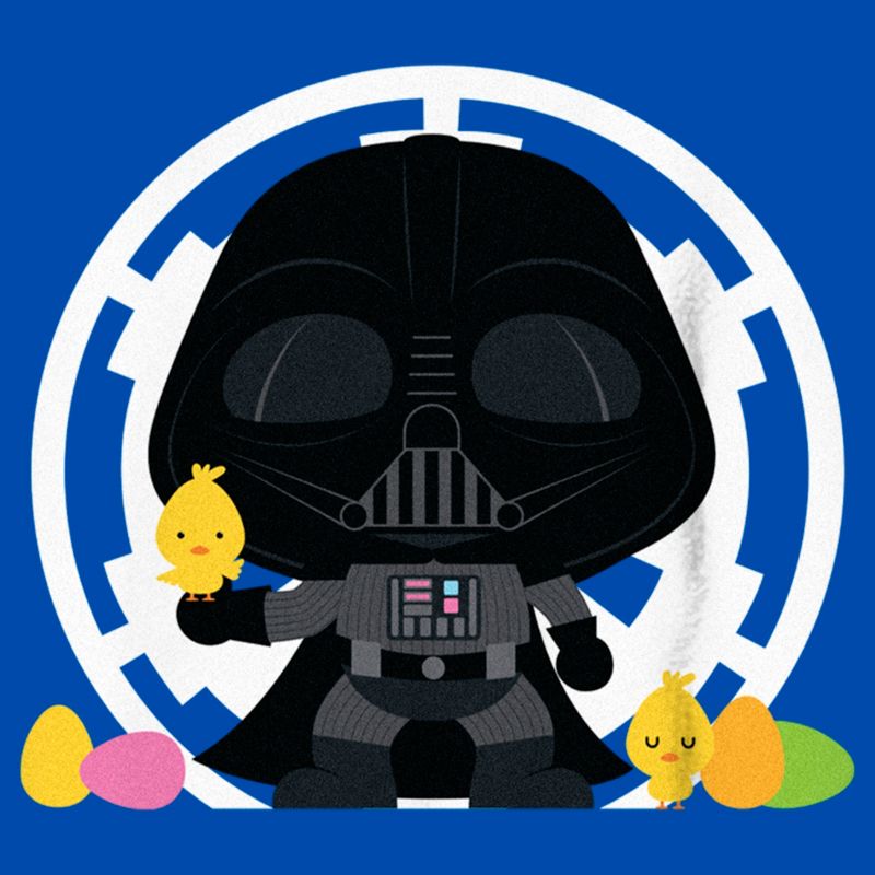 Boy's Star Wars Darth Vader Loves Easter and Baby Chickens T-Shirt, 2 of 6