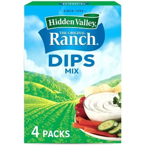 Hidden Valley Original Ranch Dips Mix, Gluten Free, Keto-Friendly - 4 Pk - 1 of 4